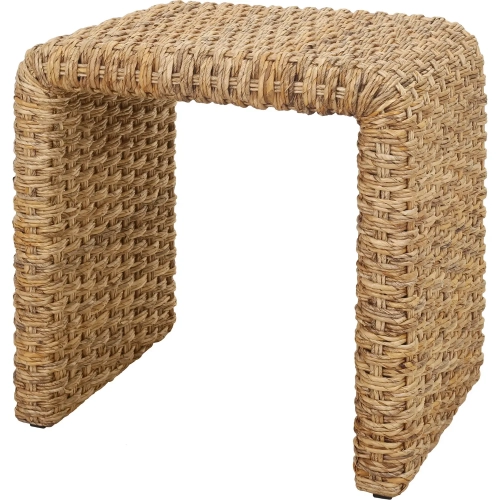 Vaine Side Table in Natural Abaca